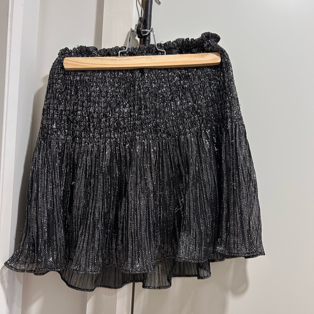 Black Shimmer Skirt